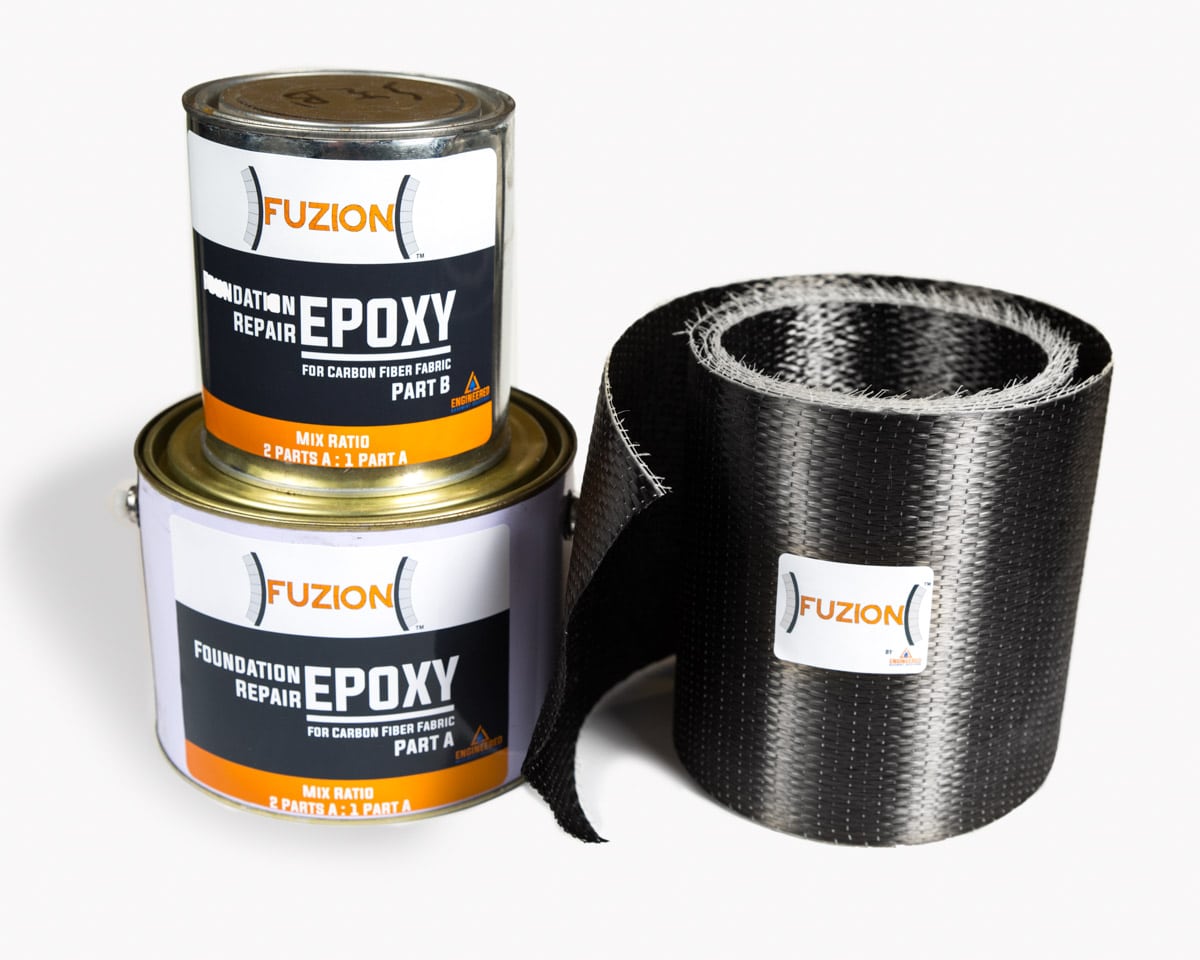 FiberFuzion™ Carbon Fiber Fabric Repair Kit for Bowing Walls